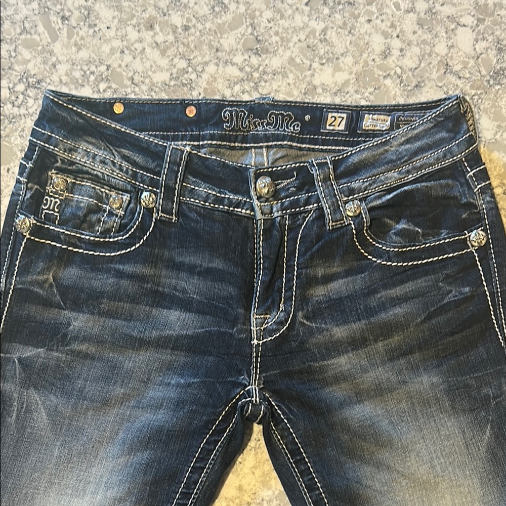 Miss Me Women's Dark Blue Boot Cut Jeans